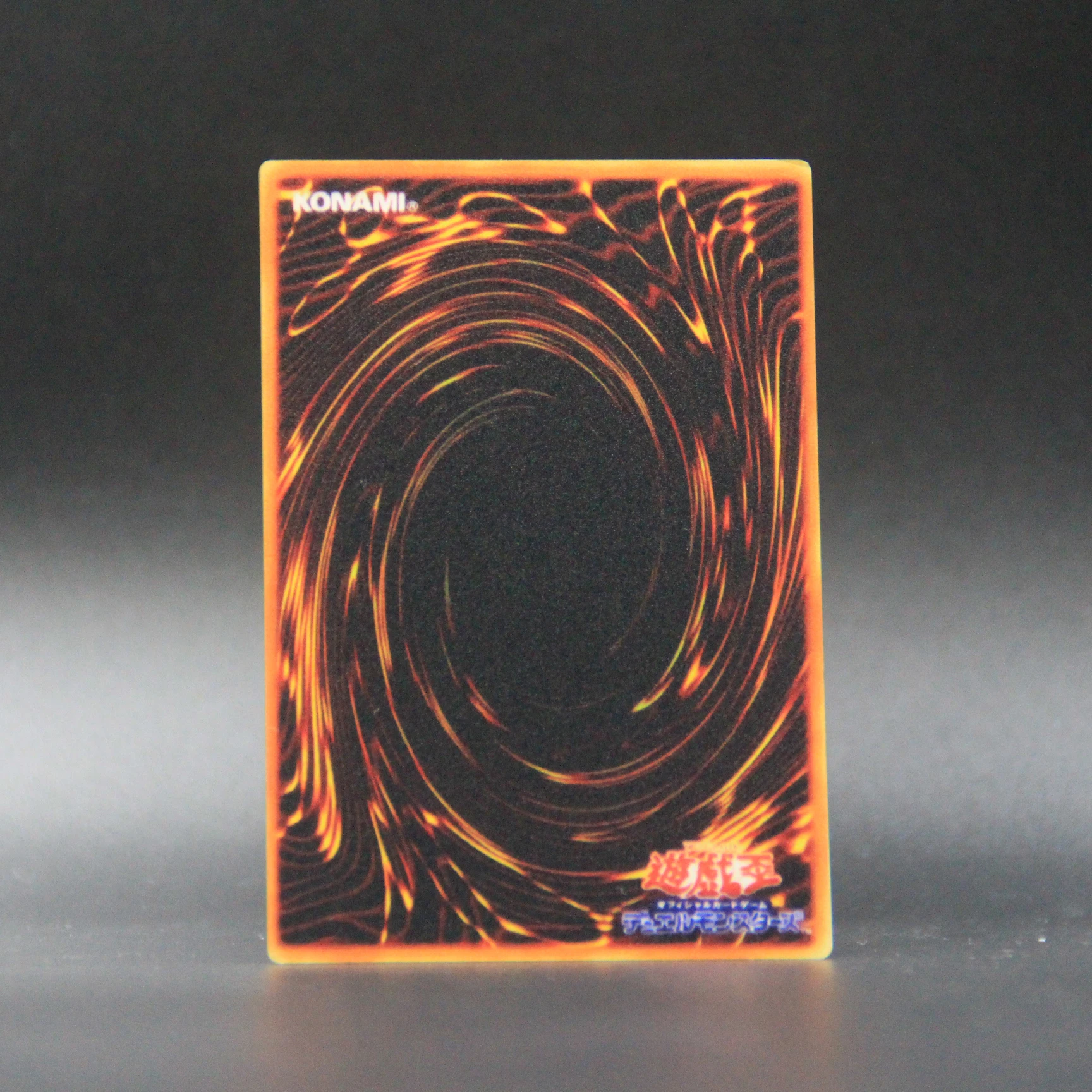 Золотые металлические открытки Yugioh из сплава коллекционная карточка с голубыми