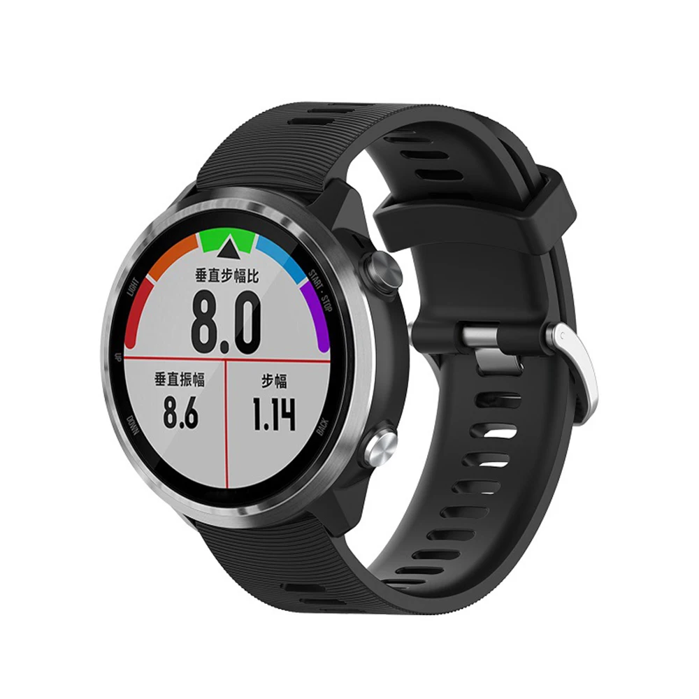 

Силиконовый ремешок для Garmin Forerunner 245 265, музыкальный браслет для Garmin Move Vivoactive 3 HR & Move Luxe, ремешки для часов, 20 мм
