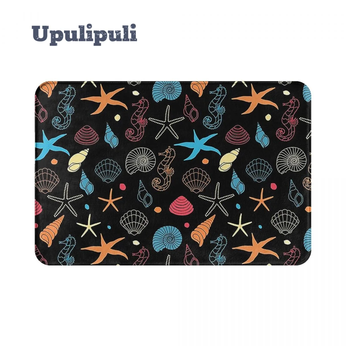 Ocean Beach Seashells Wonder Of The Sea Mat Soft Bath Non-Slip Welcome Mats for Floor Kitchen Printed Bathtub Shower | Дом и сад