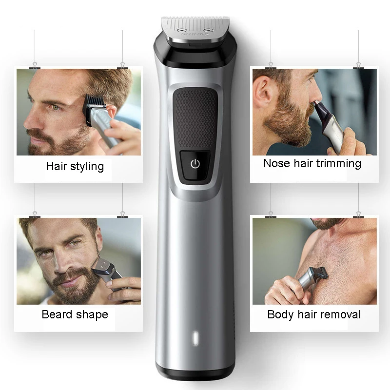 Philips Mg7720 машинка для стрижки волос электробритва с перезаряжаемой литий-ионной батареей бритва 120 мин беспроводное использование/1 ч Зарядка для мужчин