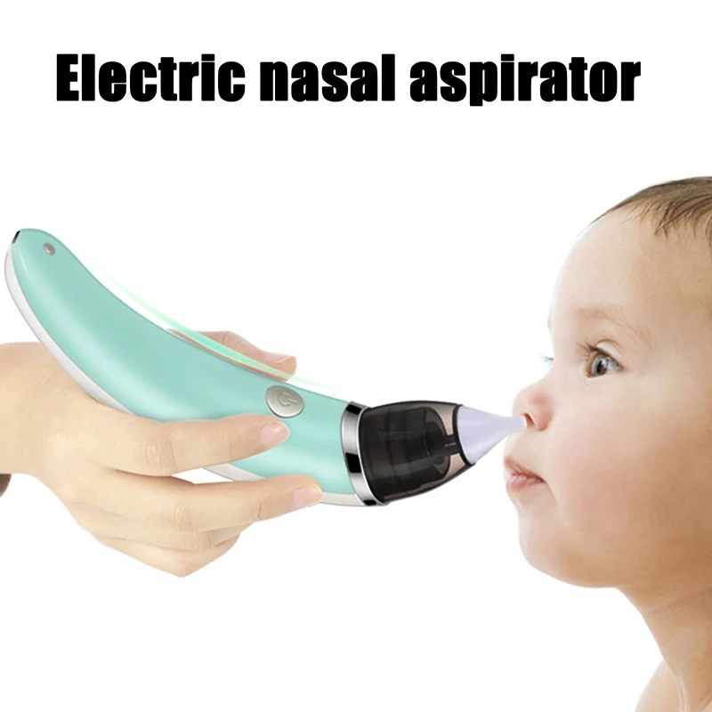 Aspirador Nasal el&eacute;ctrico para beb&eacute;, limpiador de nariz con ventosa para el cuidado del beb&eacute; reci&eacute;n nacido, equipo de corte seguro e higi&eacute;nico-0