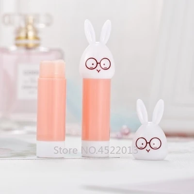 

3.6ml/g Cute Cartoon Cosmetic Empty Lip Balm Container, Directly Filling Rabbit Lovely Makeup Tool Lipstick Refillable Bottle