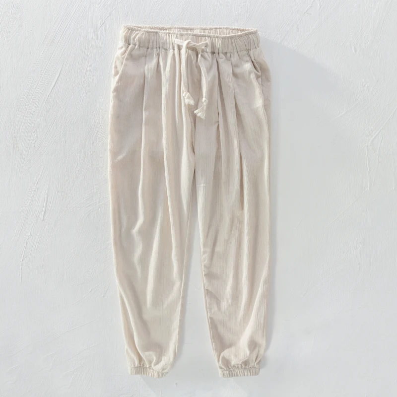 S-4XL (размер 29-40) Брюки до щиколотки мужские повседневные брюки с эластичной