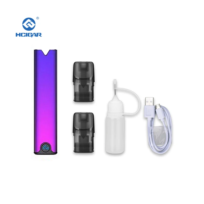 Galaxy Purple HCIGAR AKSO OS Pod Комплект 1,4 мл многоразового бака мини pod vape ручка MTL стартовый комплект Электронная сигарета с воздушным приводом pod система - Цвет: Galaxy Purple