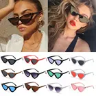 Солнцезащитные очки в стиле ретро UV400 для мужчин и женщин, пикантные модные маленькие солнечные очки, трендовые уличные аксессуары, 1 шт.