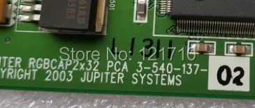

Industrial equipment JUPITER RGBCAP2x32 PCA 3-540-137-02 REV F