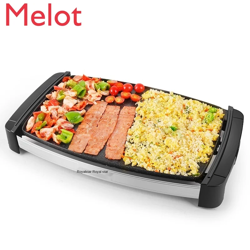 

Household Indoor Korean Style Smokeless Barbeque Grill Intelligent Constant Temperature Electric Roast Pan