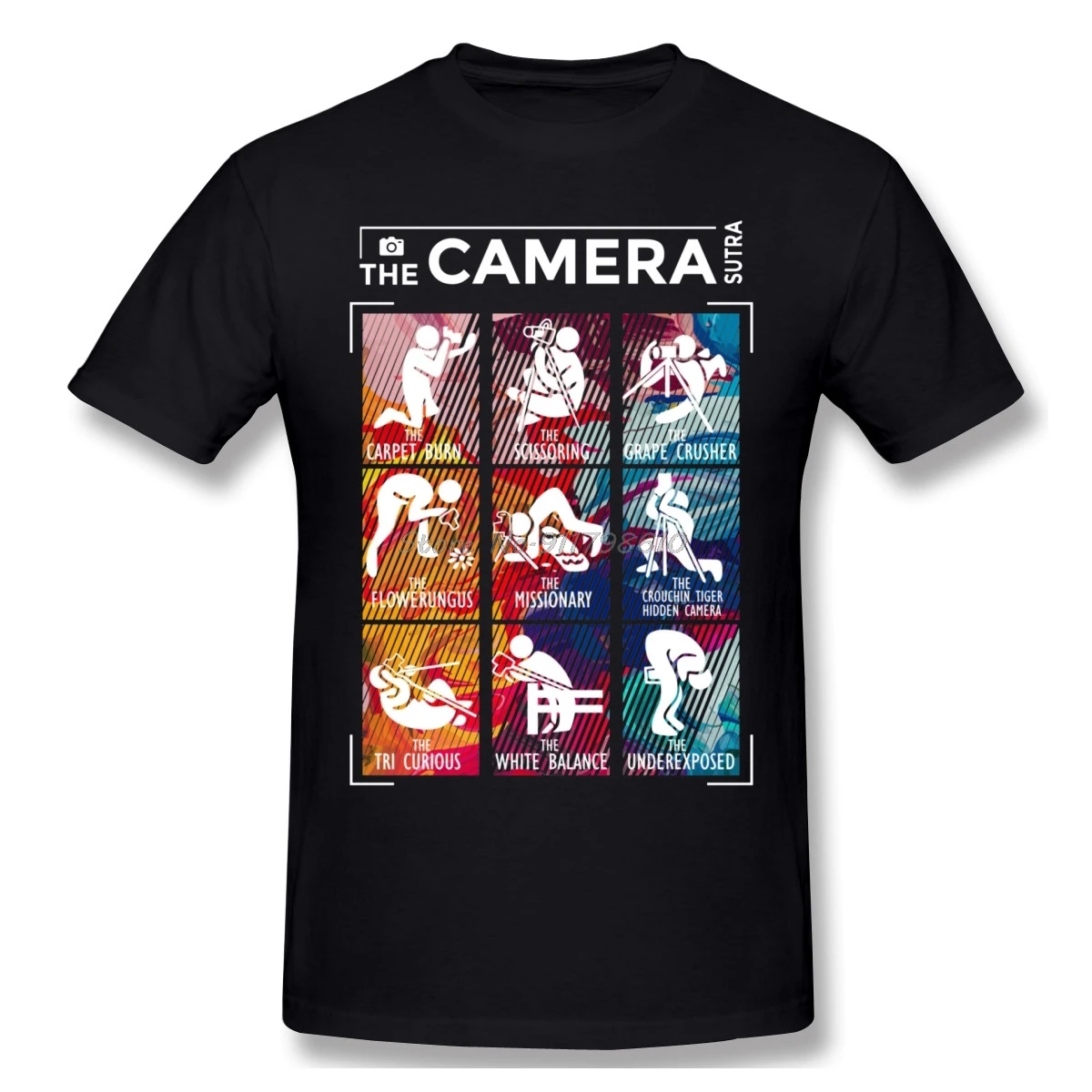 

Sutra Photography Poses Photographer T Shirt Cotton Short Sleeve Custom TShirt Tees Harajuku Streetwear