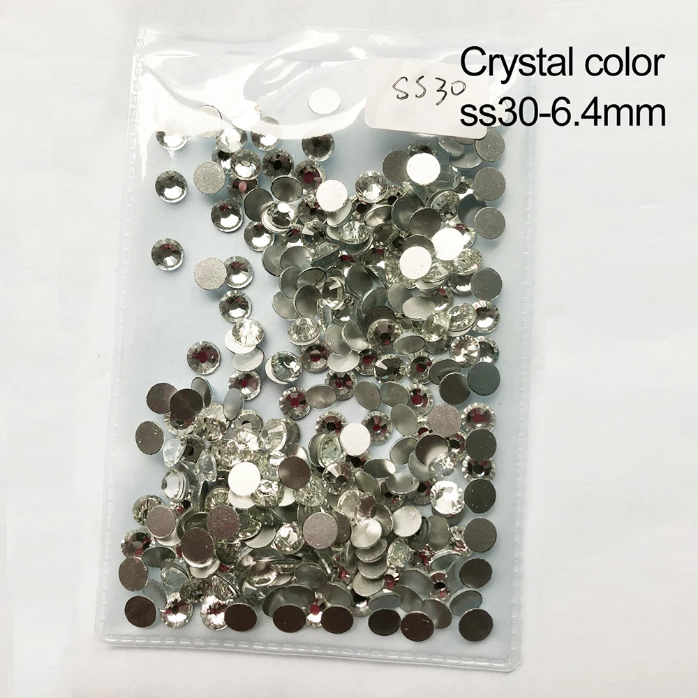 288PCS SS30 1440 шт стеклянные 3D Стразы для дизайна ногтей драгоценные камни для украшения ногтей хрустальные стразы AB Камни SS3-SS10 - Цвет: 288PCS SS30