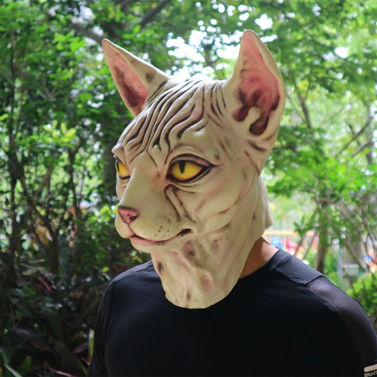 Хэллоуин безволосовая кошка Монстр хорро страшный косплей костюм реквизит