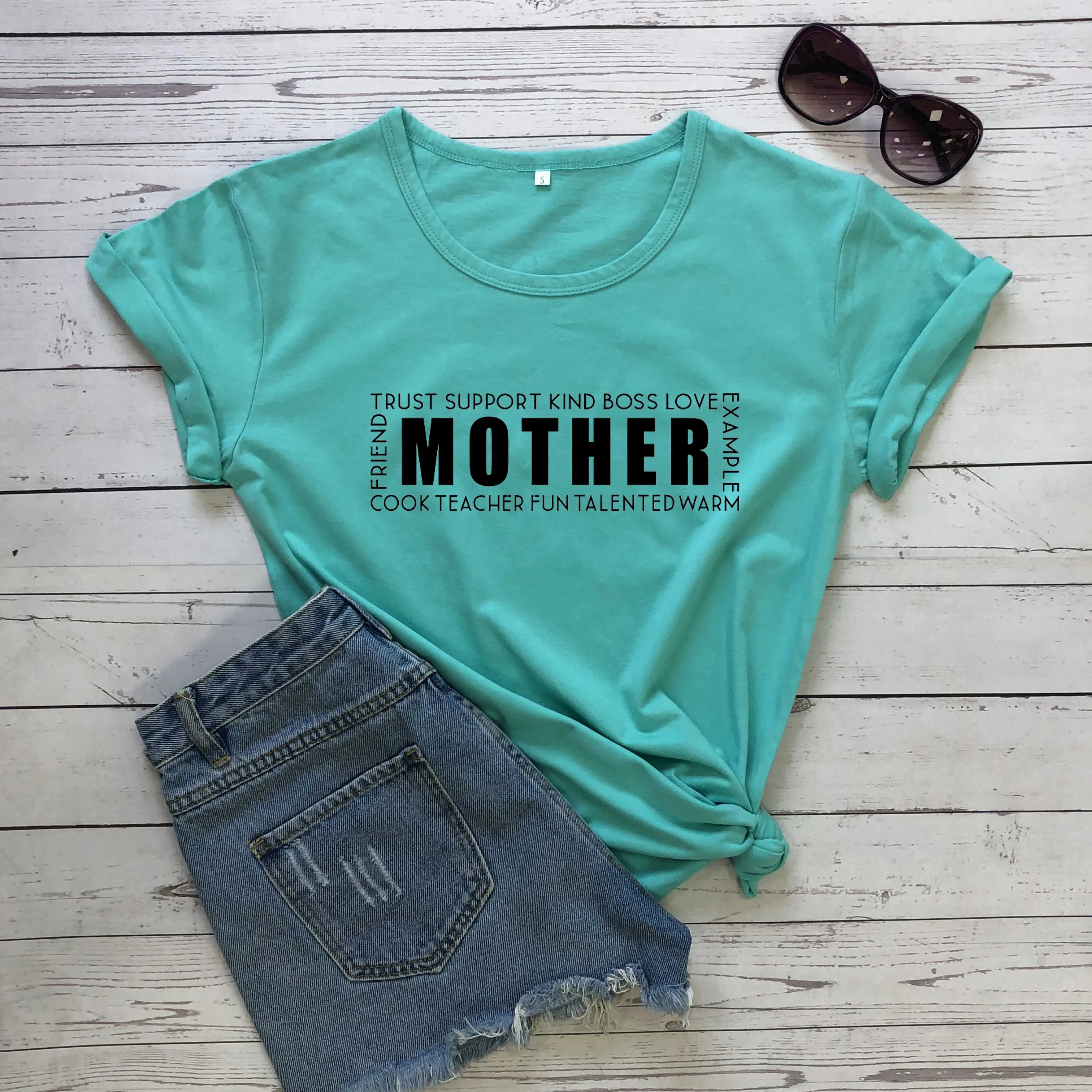 

Mother's Day slogan quote women fashion pure cotton casual hipster vintage grunge tumblr youngs 90s t shirt street style tops
