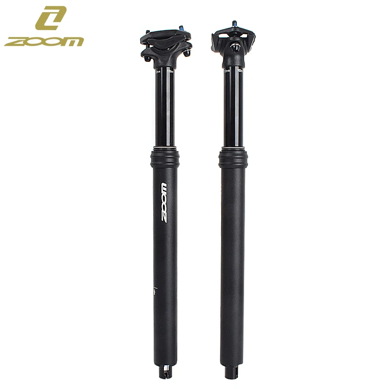 

ZOOM Wire Control Bicycle Dropper Seat Post MTB DH Adjustable Seat Tube Cycling Internal Routing Adjust Mountain Bike SeatPost