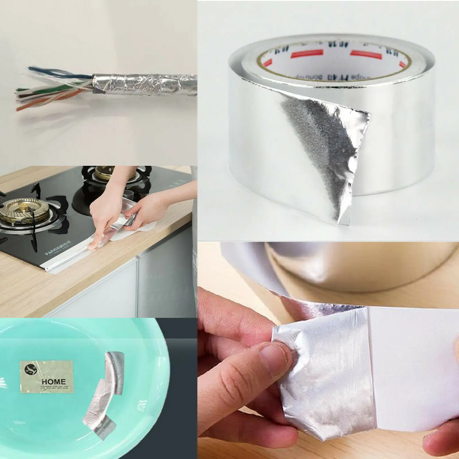 Рулон алюминиевой фольги клейкая уплотнительная лента нагревательный