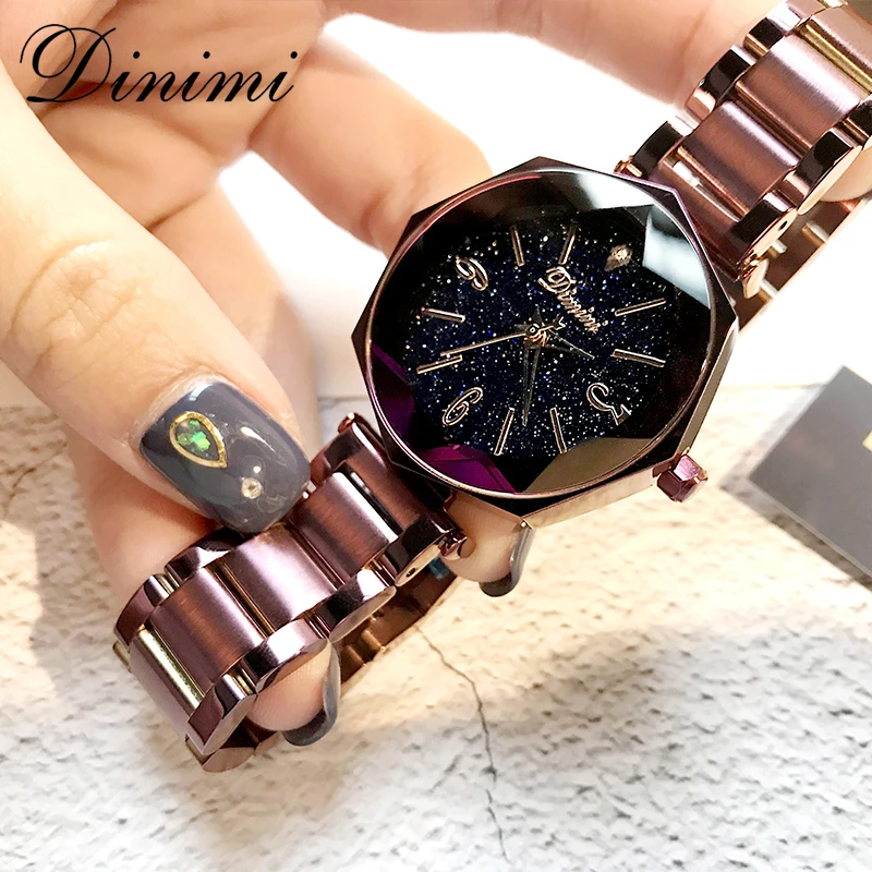 Top Brand Women Watches DIMINI Fashion Luxury Quartz Watch Casual Ladies Waterproof Wristwatch Clock Relogio Feminino | Наручные часы