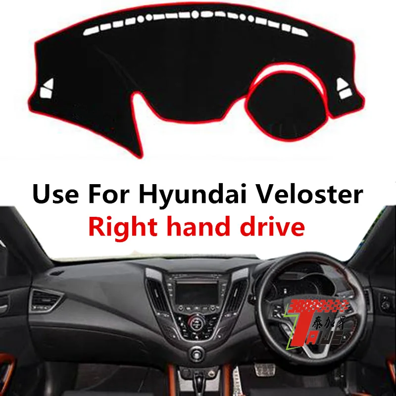 

TAIJS Factory Classic protective Polyester Fibre Car Dashboard Cover For Hyundai Veloster Right hand drive