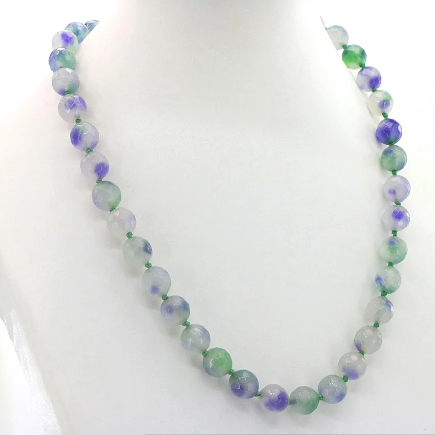 Новая красивая очаровательная 10 мм Гранёные с одной и плоские другой стороны