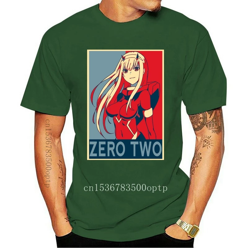 

New Brand Darling In The Franxx Zero Two T-Shirt 2021 Summer Men Short Sleeve T-Shirt