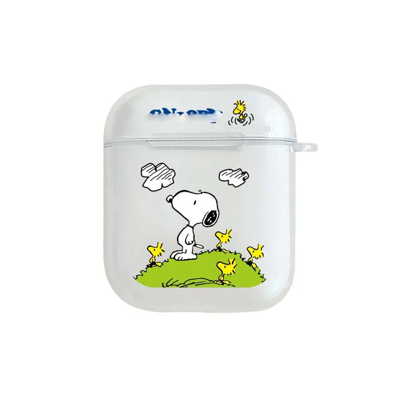 H Bluetooth чехол для гарнитуры для apple airpods чехол арахис Charlie dog беспроводные наушники милый щенок силиконовый чехол для airpods - Цвет: H