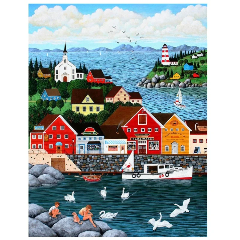 Алмазная вышивка пейзажа 5D алмазная картина наборы вышивки крестом Алмазная картина полный набор сверл Стразы