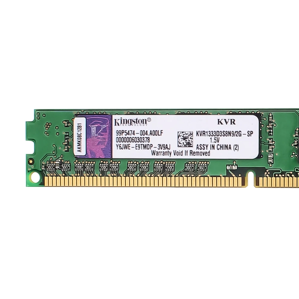 Модуль памяти Kingston-Desktop Raw DDR3 2 ГБ 4 Гб флуоресцентный модуль ddr3 1333 МГц | Компьютеры