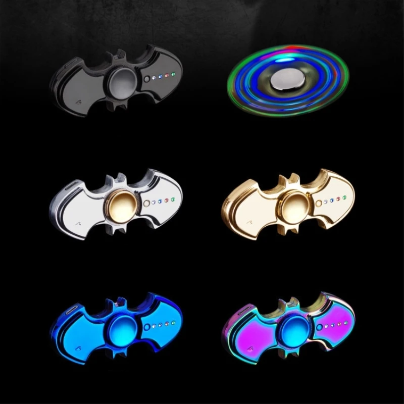 

Fidget Spinner USB Electronic Lighter 3 Varieties LED Lights Cigarette Lighter And Hand Spinner Toy Plasma Arc Lighter Man Gift