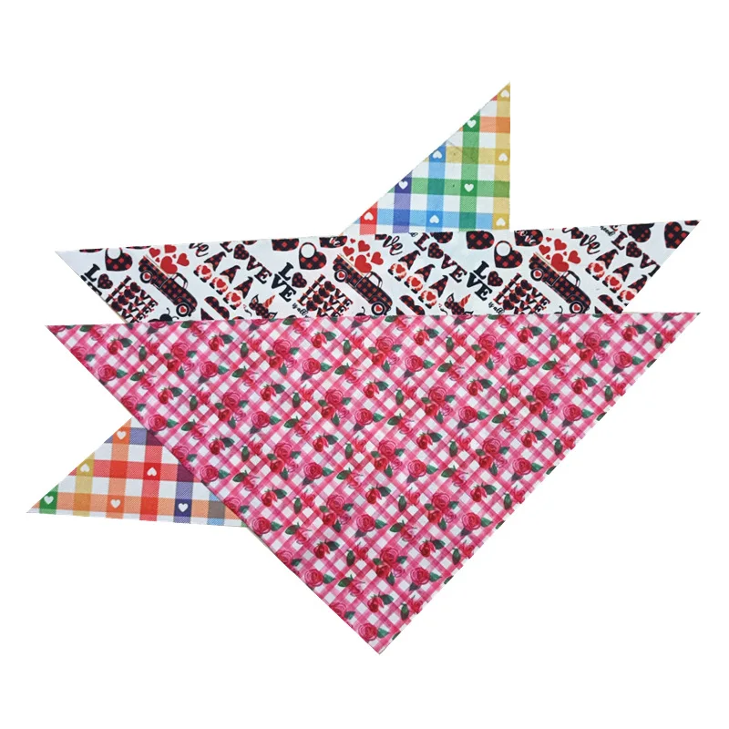 20pcs/lot Pet Dog Bandana Mixed Styles Cute Cartoon animal Bibs Scarf Collar Adjustable Grooming Puppy tie Accessories | Дом и сад