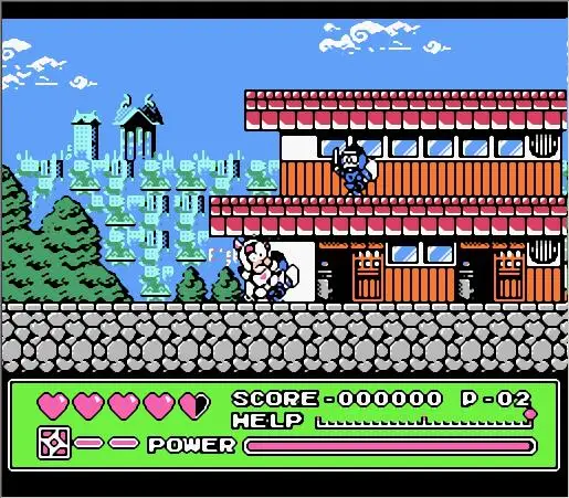 Игровой картридж Samurai для консоли NES/FC с изображением пиццы кошек