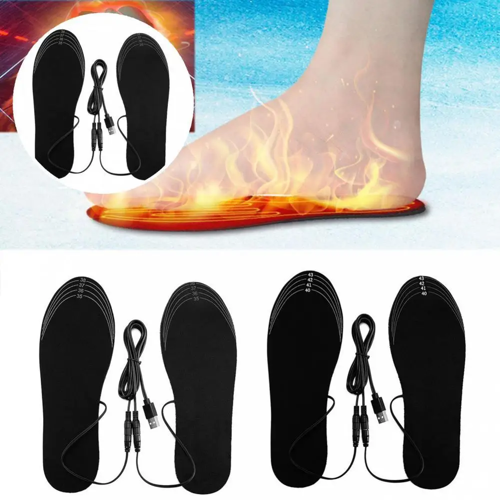 

Great Winter Insoles Sweat Absorption Great Stitching Soft Winter Insoles Heating Insoles Sock Pad Mat 1 Pair