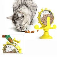 interactive pet cat toys funny windmill spinning toys for cats dogs leak food pet cat dog toys kitten slow feeder pet supplies