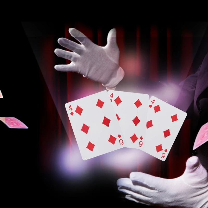 

Innovate Fantastic 4 to 6 Moving Point Card Magic Tricks Gimmick Kids Toy 57BF