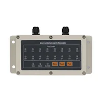RS485 Repeater Conventional Remote Fire Alarm Annunciator Panel 16zones display repeater panel for alarm system
