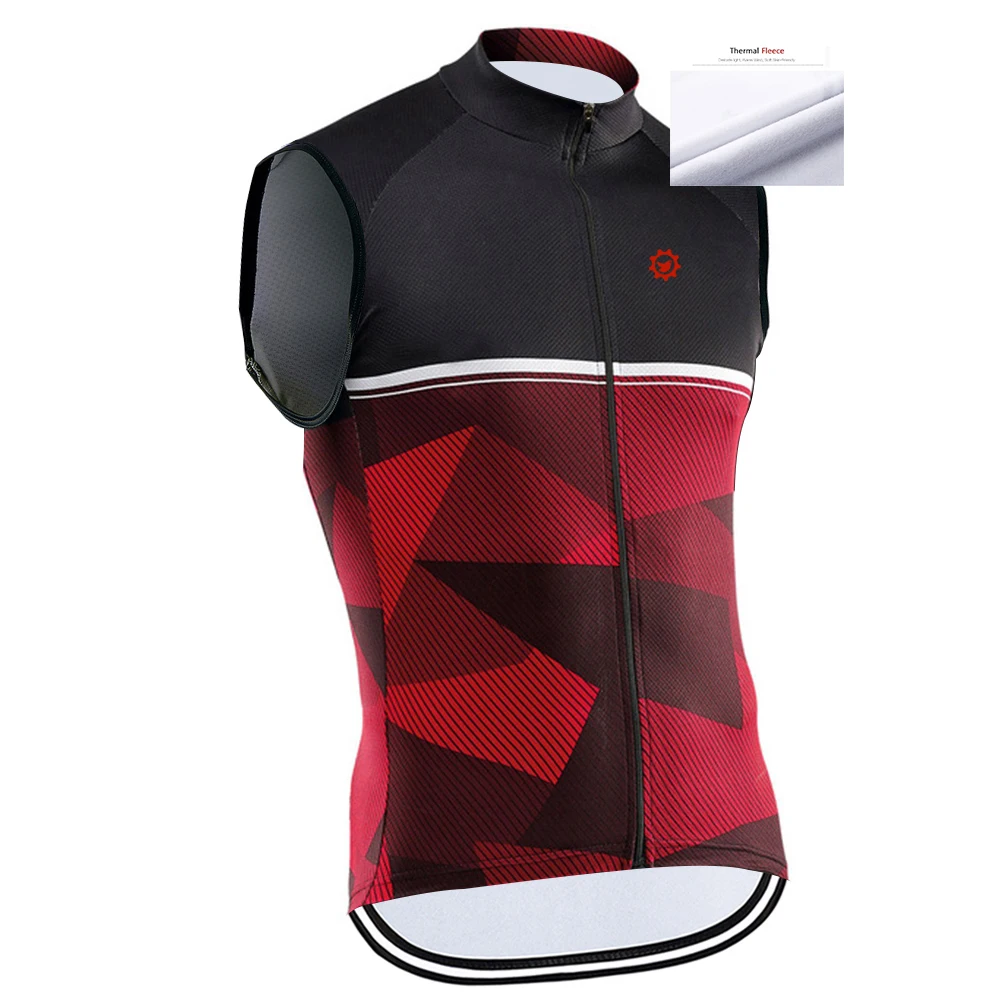 

2020 Winter Sleeveless Vest Men Thermal Fleece Cycling Vest Bicycle Cycling Warm MTB Bike Clothing Sport Clothes Quick Dry