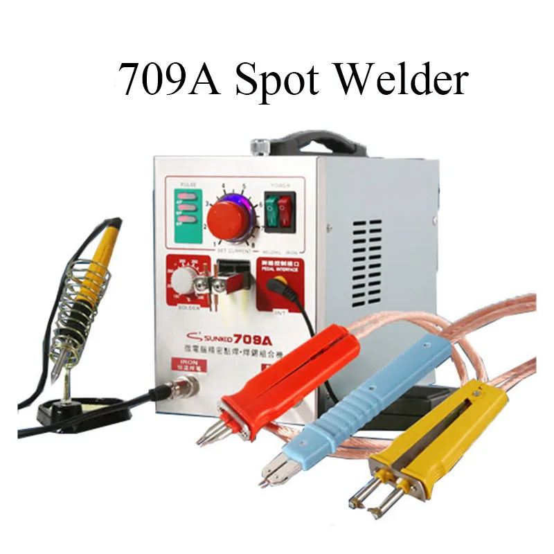 709A Spot Welder with welder pen,Spot Welder for 18650 ,spot welder Welding station for 18650 wax welder