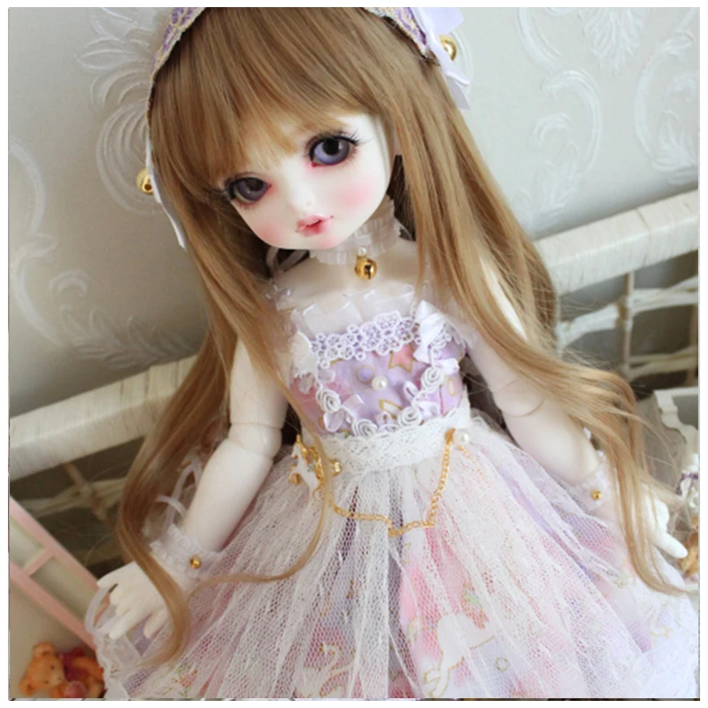 Одежда для куклы 1/4 шарнирное платье фиолетовая мечта 1/6 шарнирные аксессуары