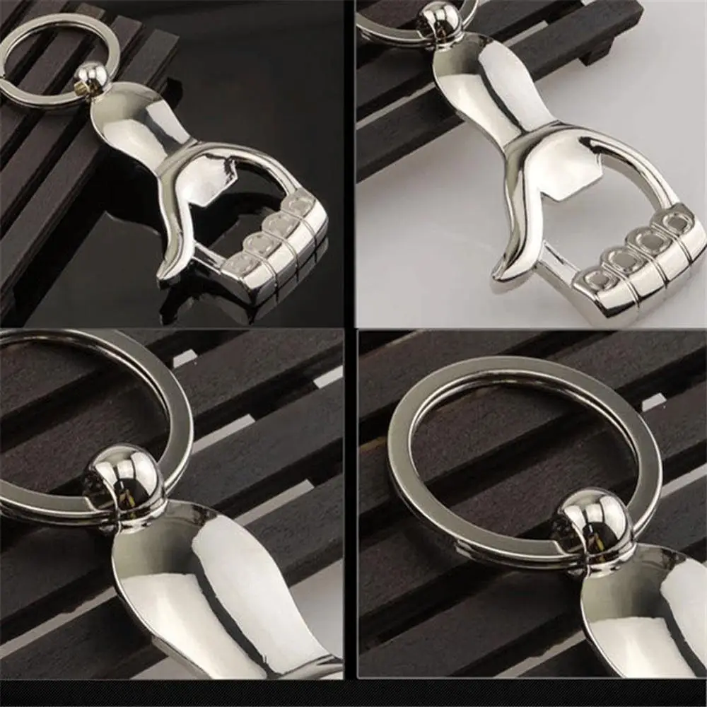 1 шт. новый креативный Забавный ручной открывалка для пивных бутылок брелок из