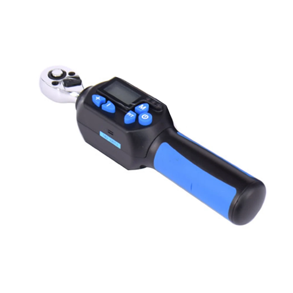 

Ergonomic Single Head Battery Operated Adjustable LCD Display Electronic Alarm Practical Digital Torque Wrench Straight Handle