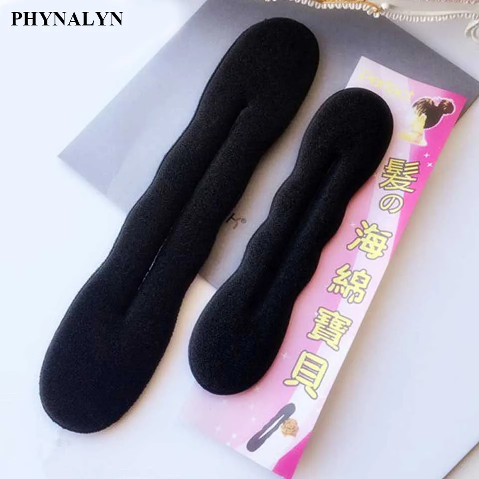 Инструменты для укладки волос поролоновая губка конского хвоста булочка