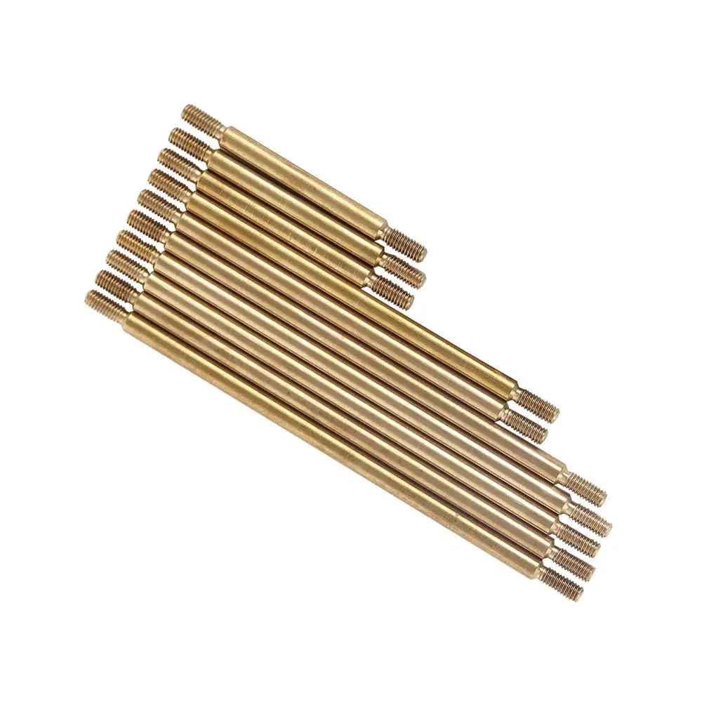 

10PCS/14PCS Brass Link Rod Chassis Suspension Steering Link for 1:10 RC Crawler Traxxas 6x6 Trx6 G63 Upgrade Parts Pull Rod