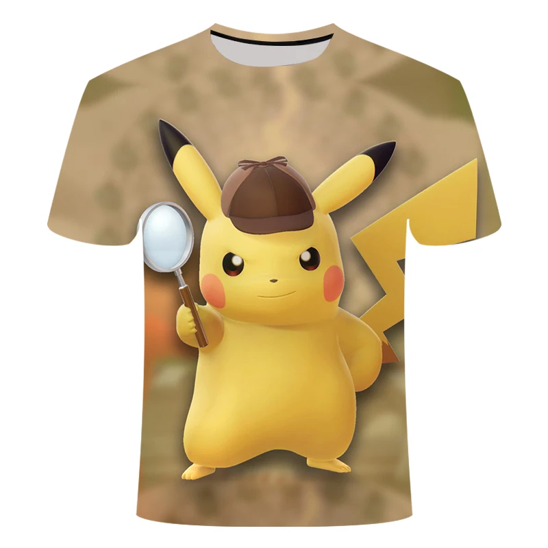 Фото Pokemon Go Мужская футболка модные топы с Пикачу принтом Harajuku хип хоп футболки Pokemon Go Мужская футболка модные топы с Пикачу принтом Harajuku хип хоп футболки
