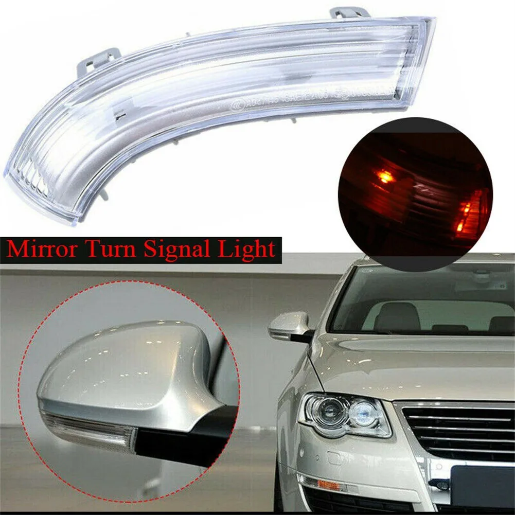 

Side Mirror Turn Signal Light Front Right Side Turn Signal Light Mirror Indicator Lamp For Passat 2003-2011 Side Mirror Repeater