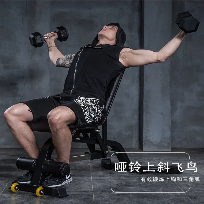 

Foldable dumbbell bench adjustable weight bench, multifunctional bench for full body exercise with dumbbells