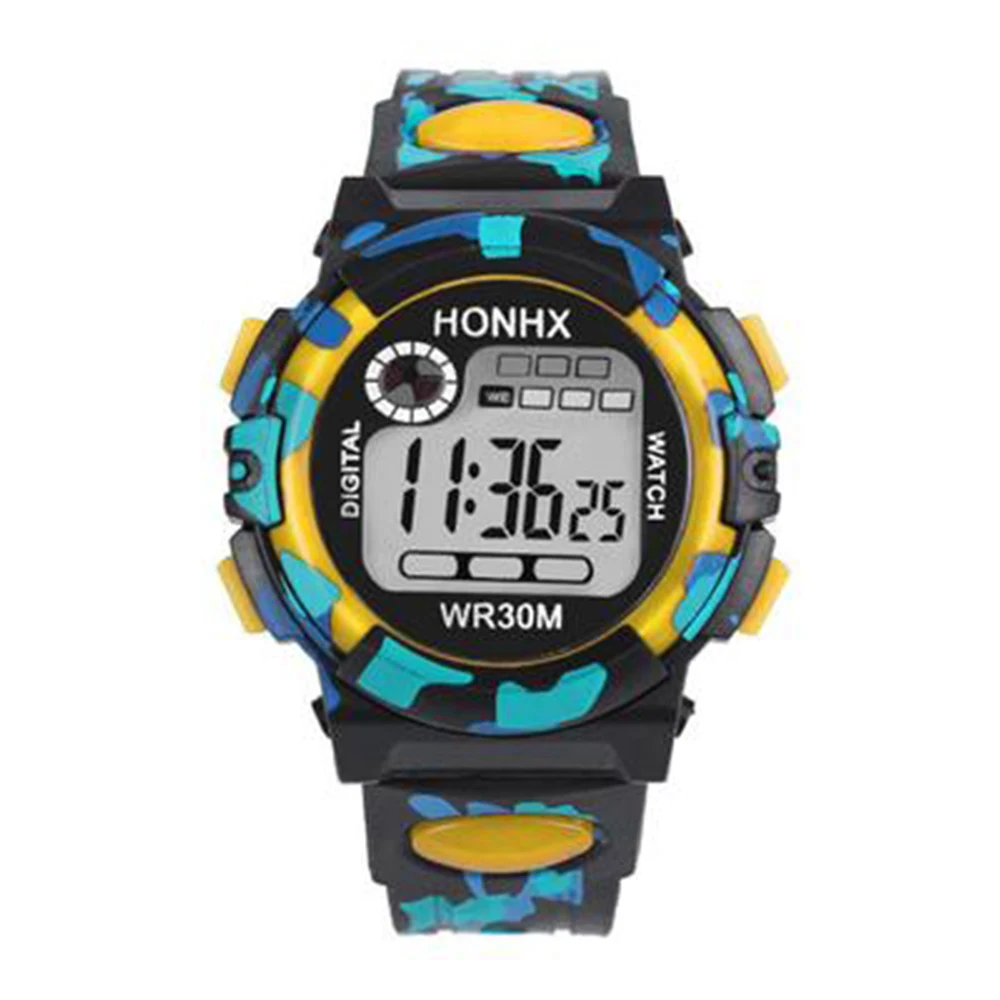 Multi-function LED Watch Kids Watches Boys Daily Life Waterproof Sports Digital Waristwatch Childrens | Наручные часы