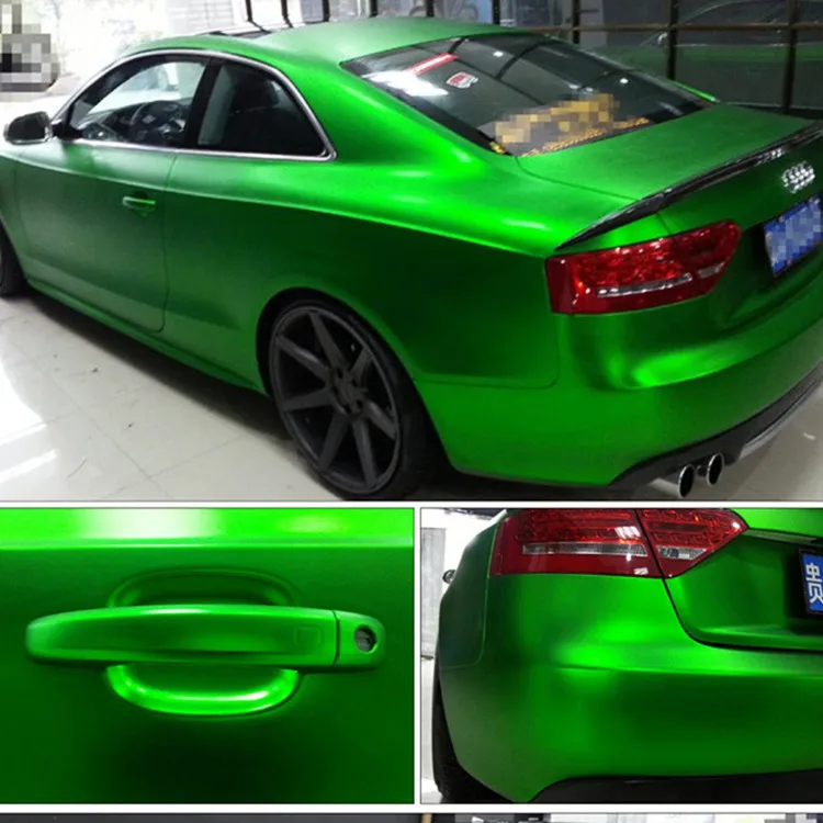 20/30/40/50/58x152 см ледяной сатин хромированная виниловая пленка безвоздушная