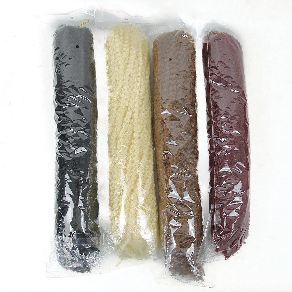 Синтетические косички марли для детей черные красные серые коричневые золотые