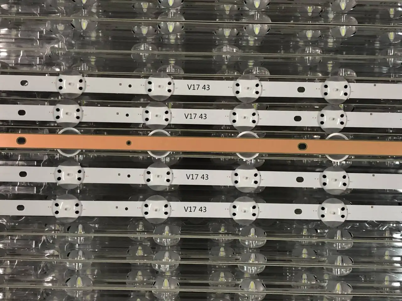Светодиодный Подсветка полосы 10 лампы для LG 4" V17 art3 2867 ТВ 43LJ614V 43LV340C