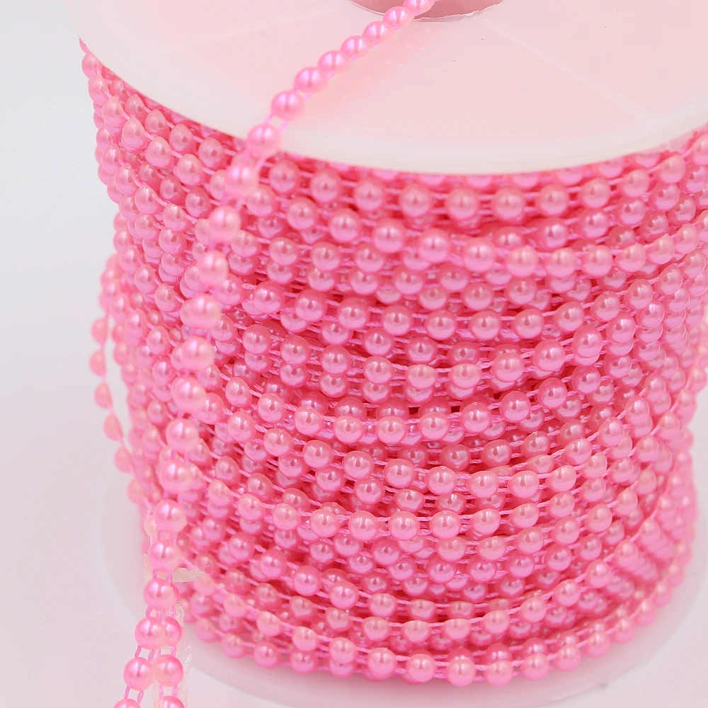 Полукруглые бусины с имитацией жемчуга 5 метров 4 мм 8 цветов|half round|imitation pearl beadsfor diy