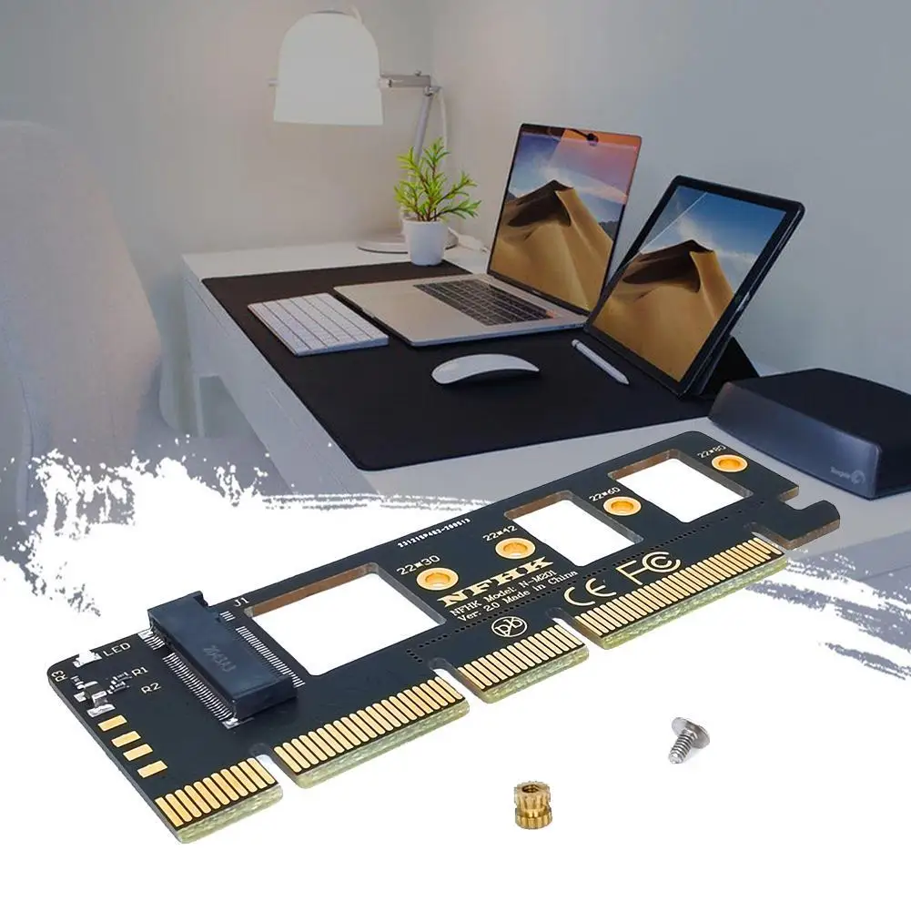 

M.2 Nvme Ssd to Pcie 3.0 X16/x8/x4 Desktop State Drive Adapter Card Used for 110mm 80mm Ssd Adapter