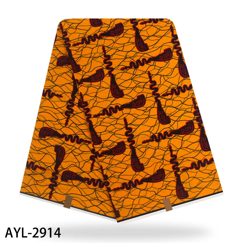 6 ярдов в комплекте африканская Вощеная хлопковая ткань удобная и качественная