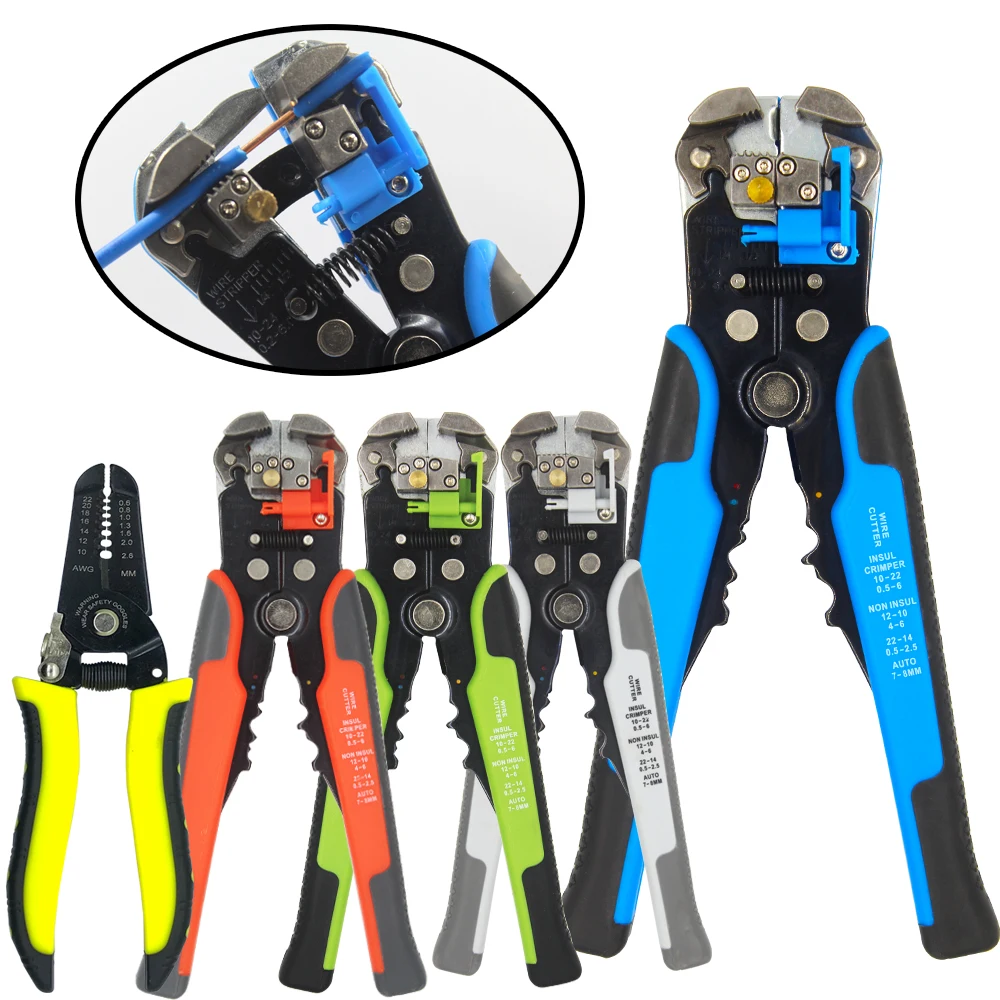 

Stripping Multifunctional Pliers, Used For Cable Cutting, Crimping Terminal 0.2-6.0mm, High-precision Automatic Brand Hand Tool