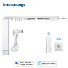 Электродвигатель для штор Intellithings Tuya WiFi с настраиваемой дорожкой Alexa Echo Google Home Голосовое управление Smart Life APP Remote